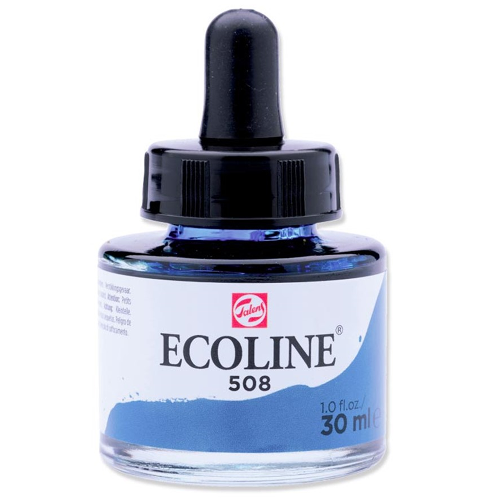 Aquarela Líquida Ecoline Talens 30ml 508 Prussian Blue